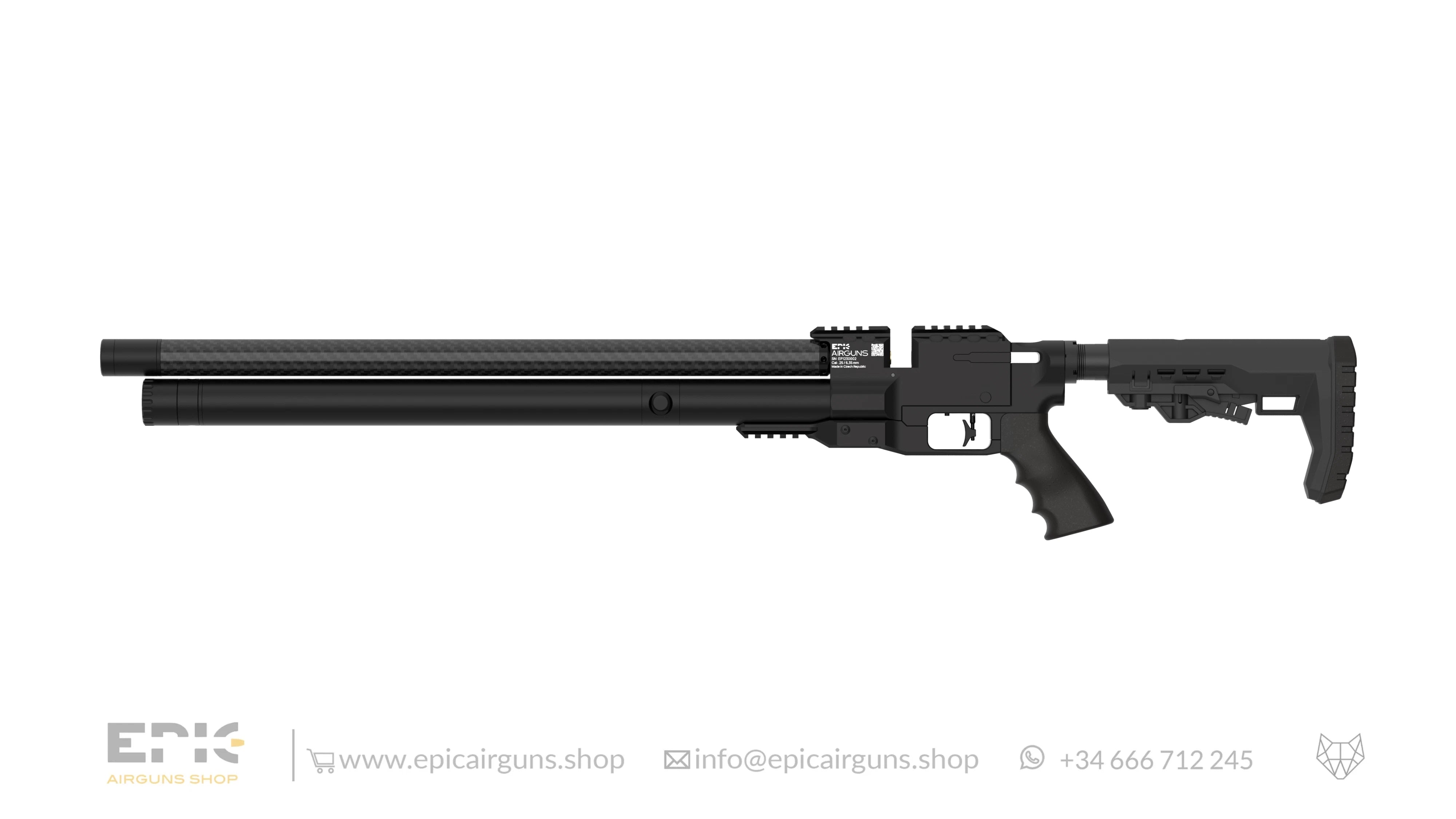 Epic TWO Lite Air Rifle 550mm Classic with Airtube