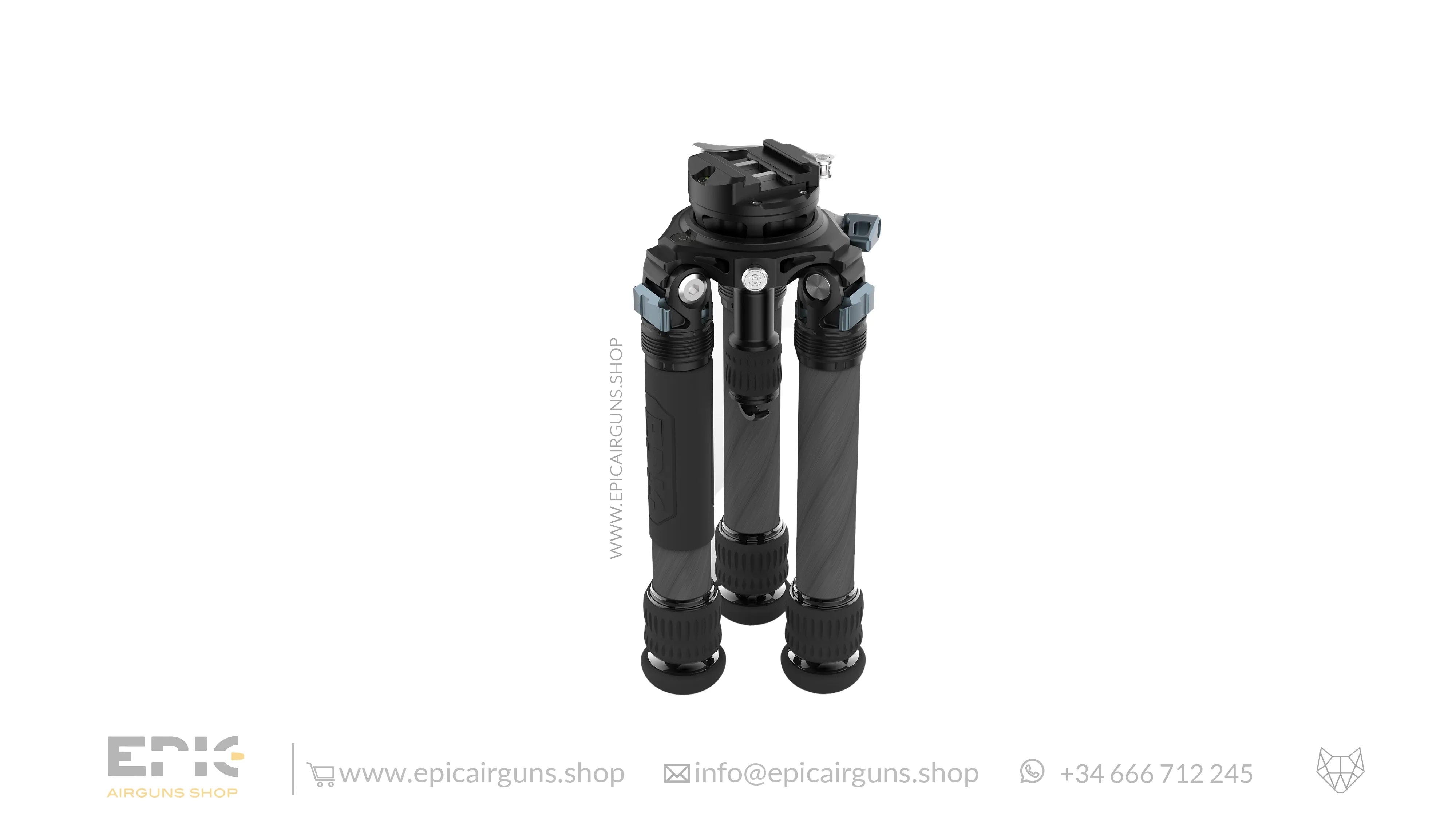 Epic Airguns Carbon Fiber Tripod – Short 362C