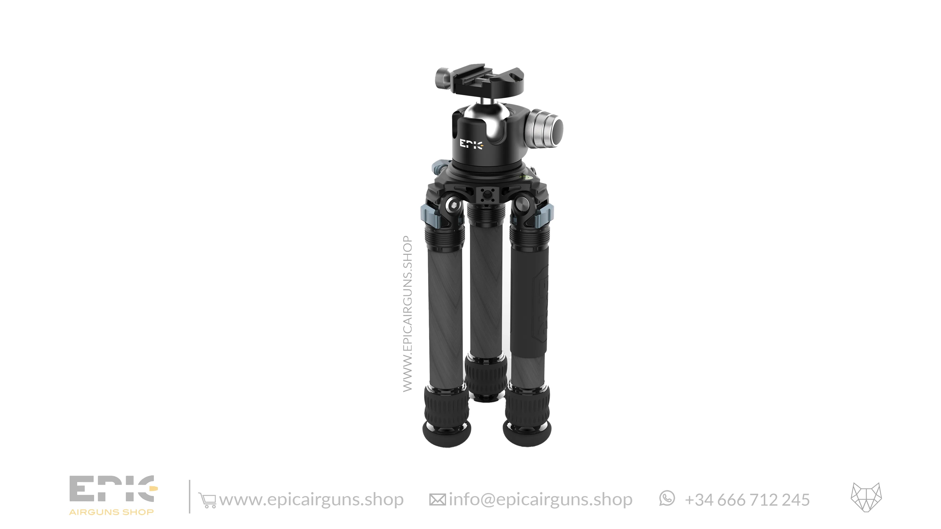 Epic Airguns Carbon Fiber Tripod – Short 362C