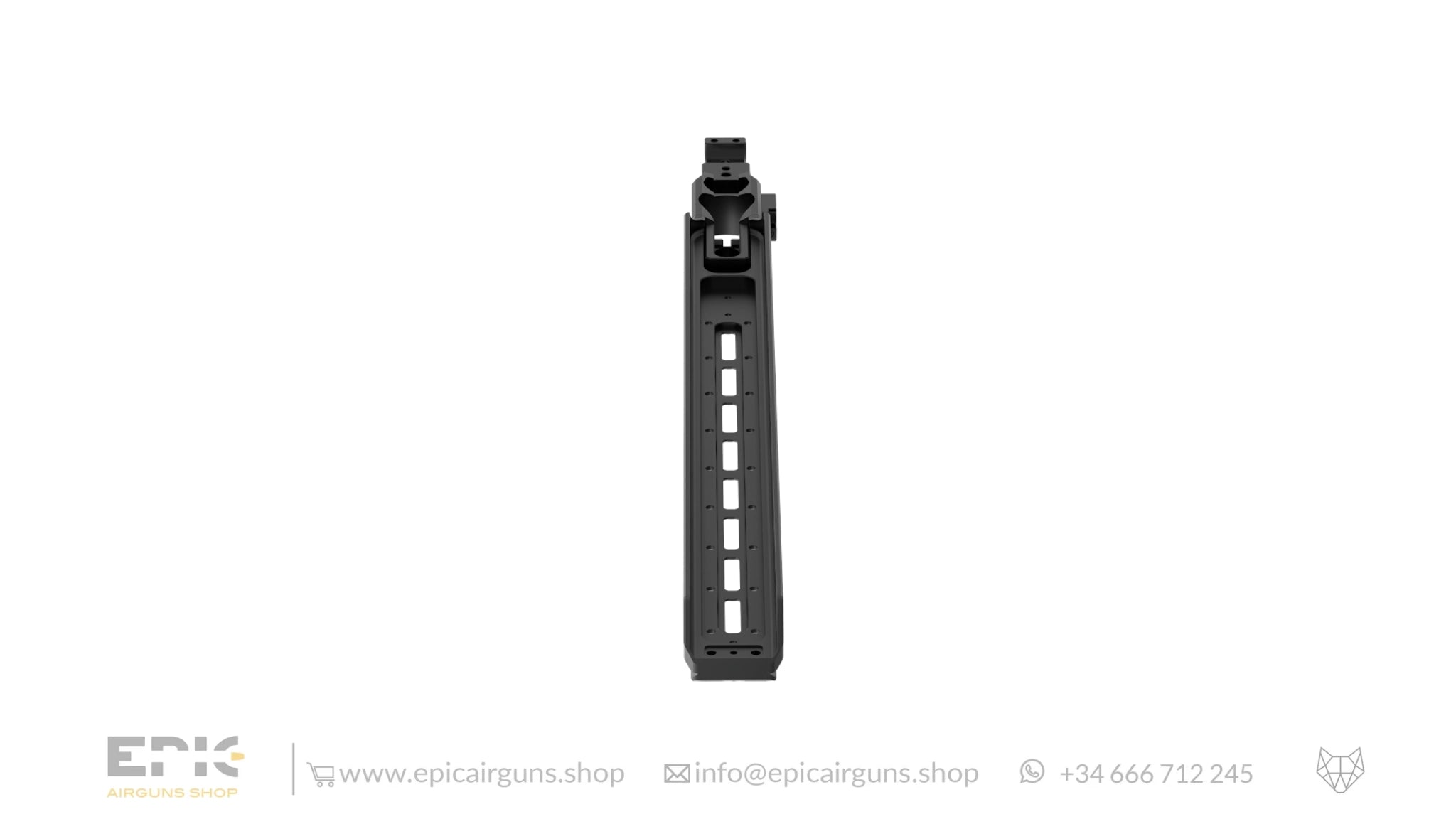 Extended Arca-Swiss L rail for EPIC TWO Classic