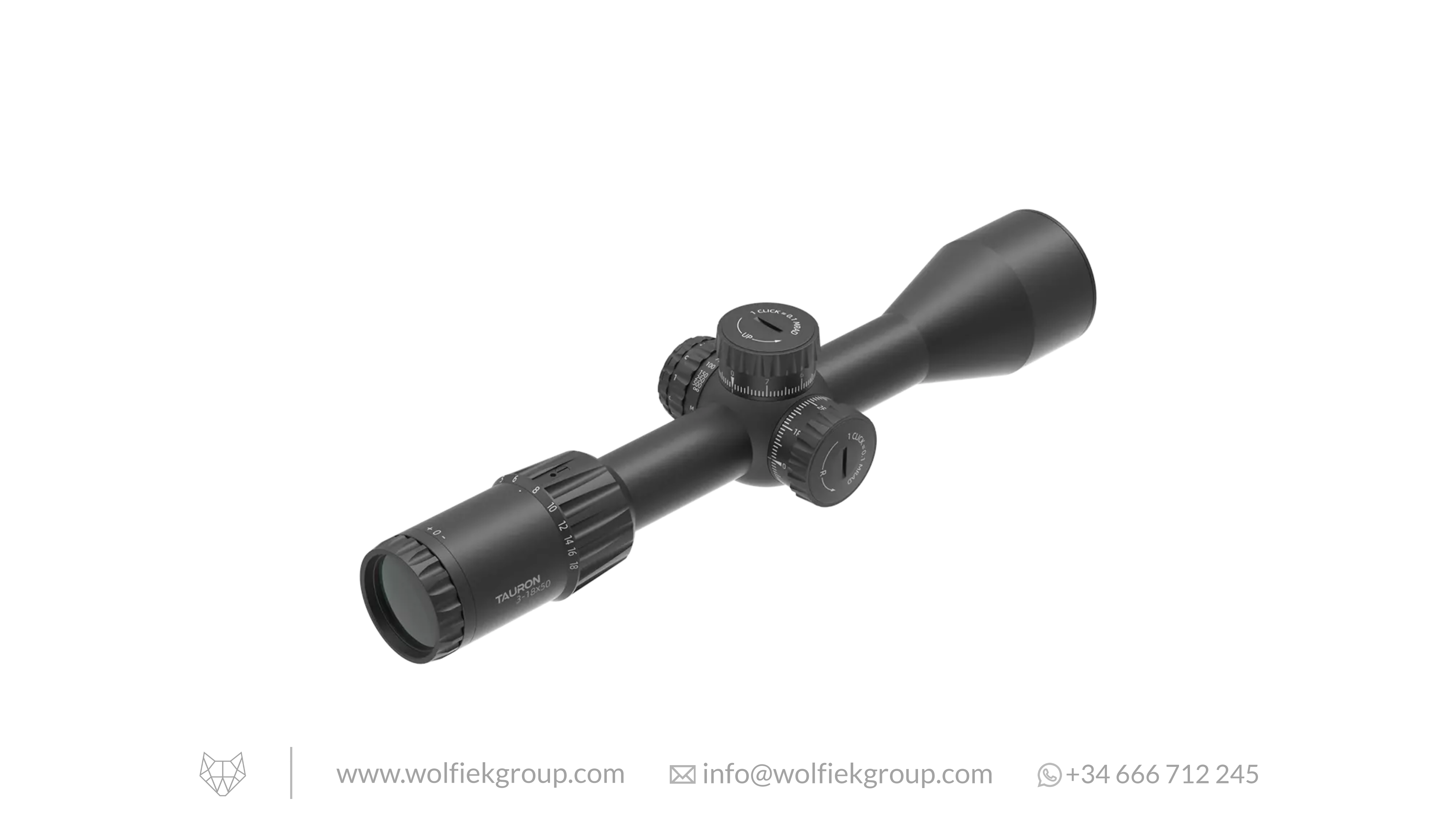 Vector Optics Tauron Riflescope - 3-18x50 GenII