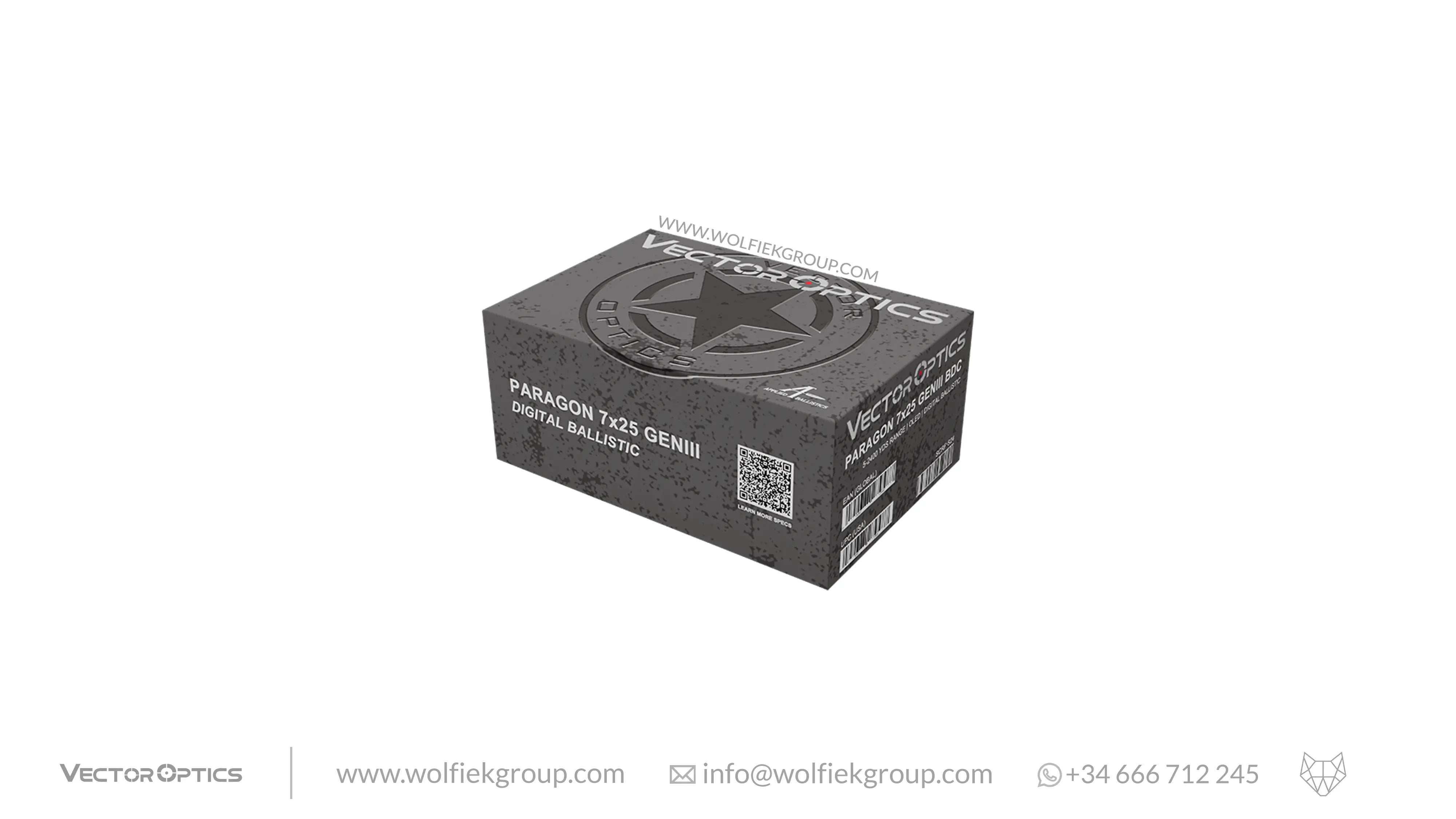 Vector Optics Paragon Digital Balistic BDC Rangefinder – 7x25 Gen III