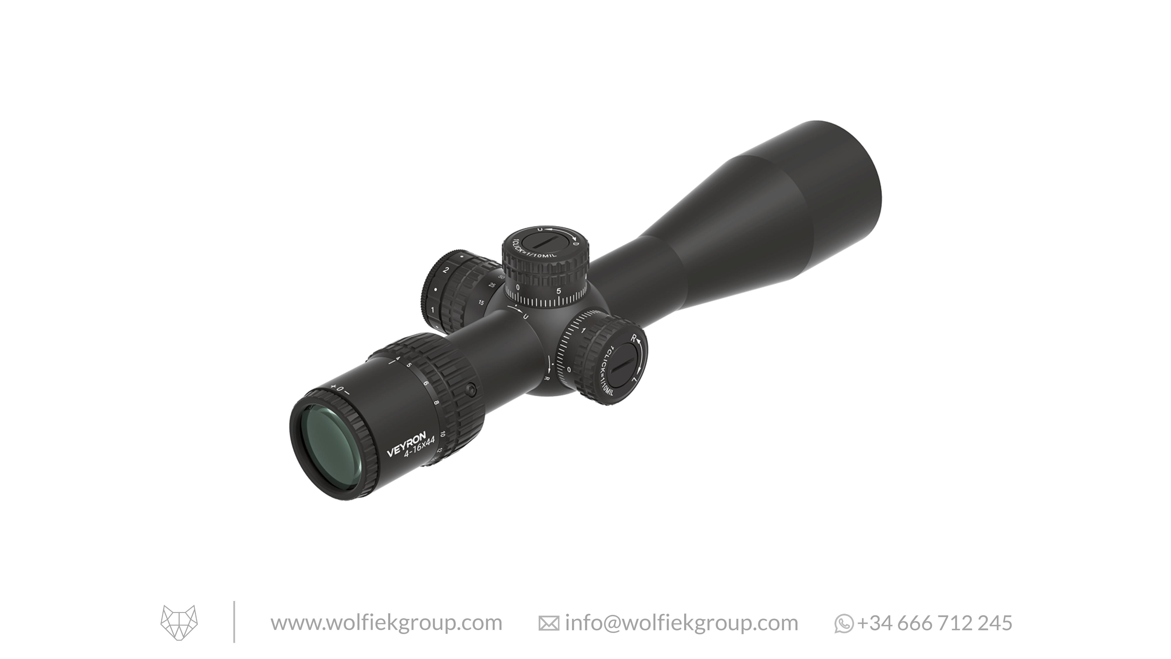 Vector Optics Veyron Compact Riflescope - 4-16x44IR SFP