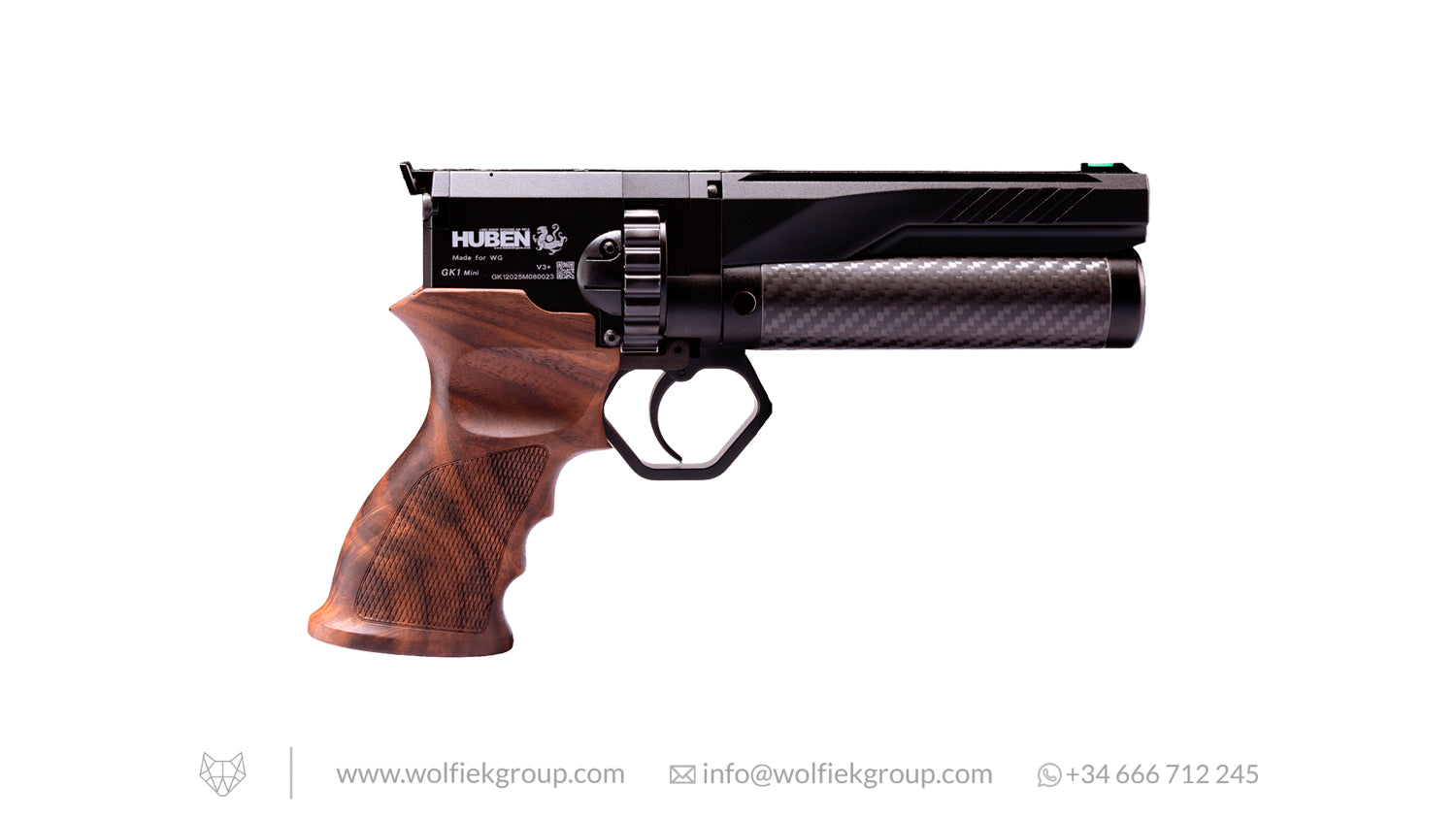 Huben GK1 V3+ Mini Air Pistol (aka Shorty) · Cal .30 (7.62mm)