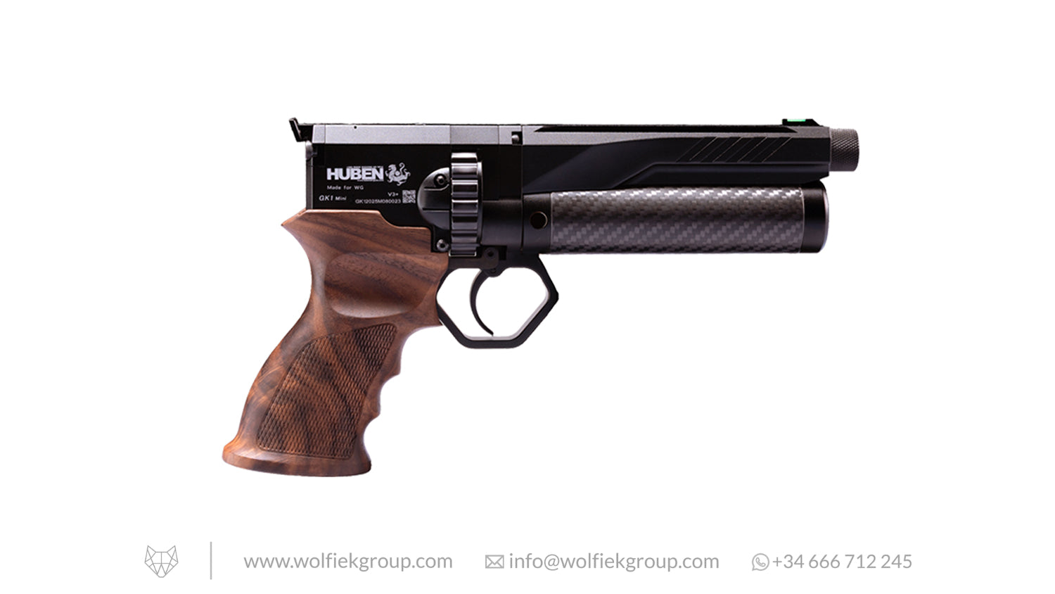 Huben GK1 V3+ Mini Air Pistol (aka Shorty) · Cal .30 (7.62mm)