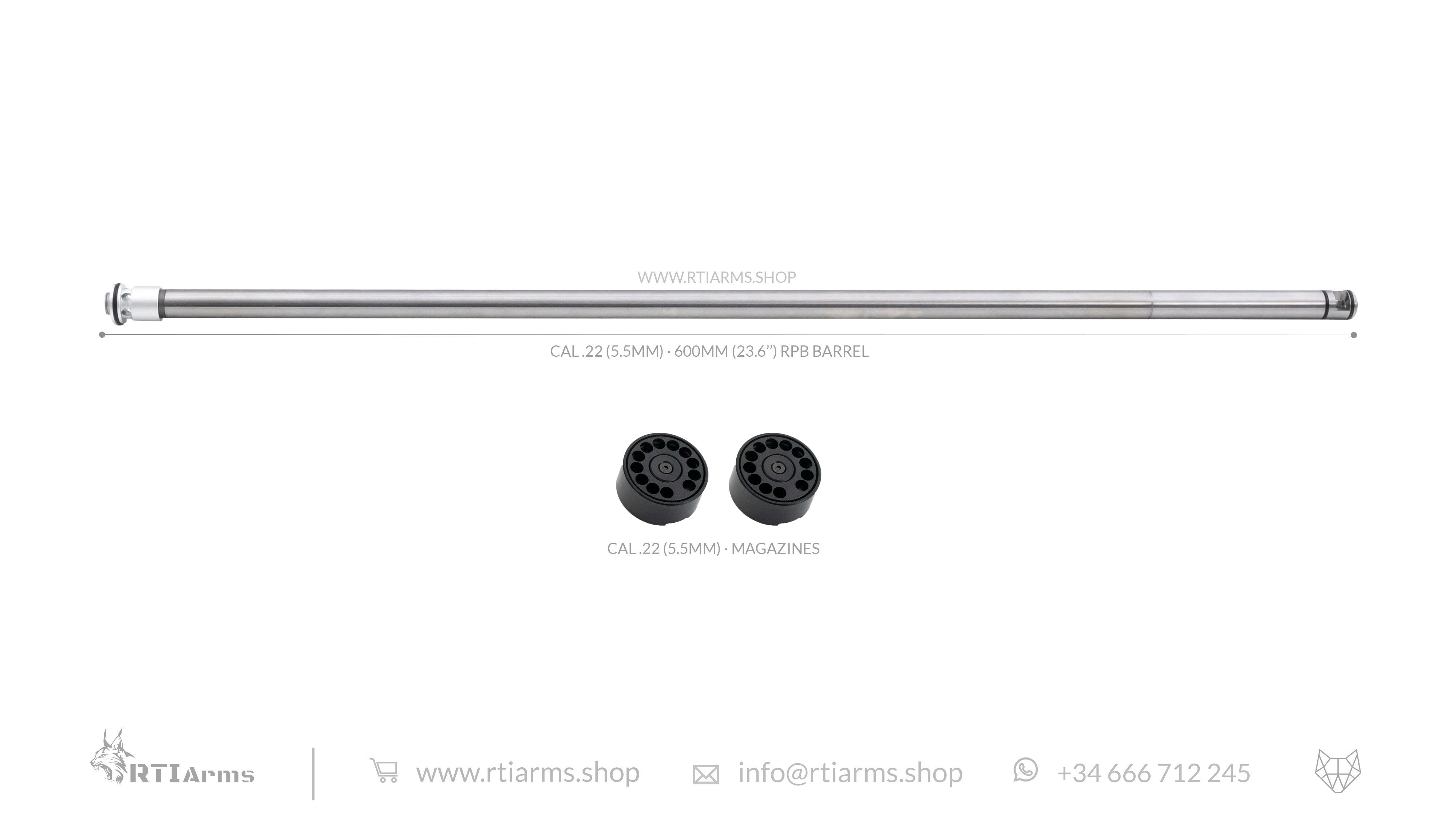 RTI Lothar Walther RPB Barrel - 600mm (24")