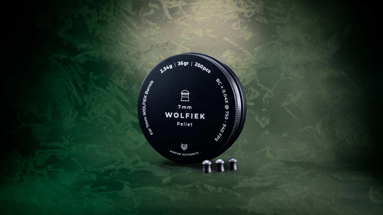 7mm WOLFIEK Match Diabolo Pellets · 36gr