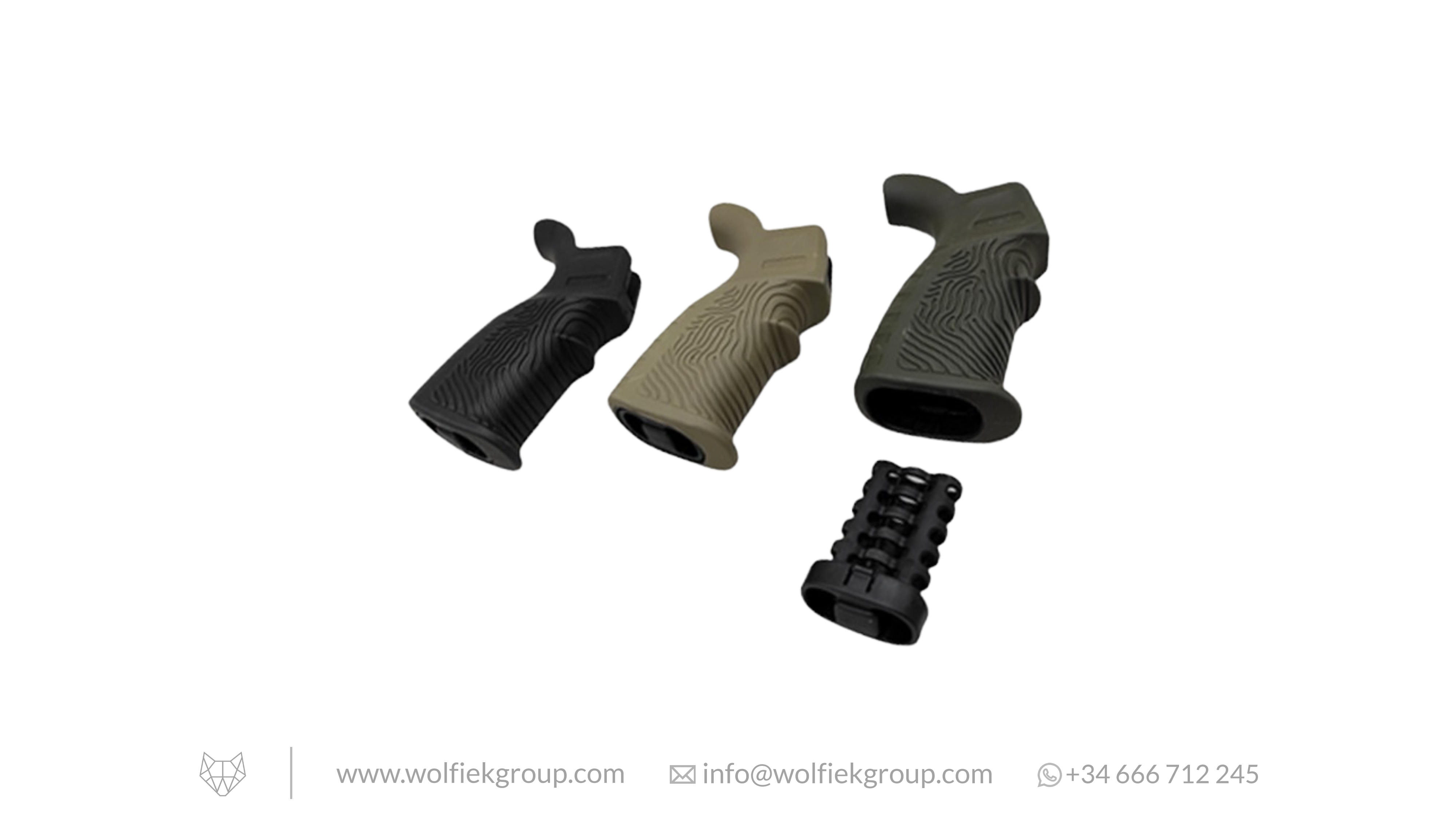 DLG Tactical AR-15 Beavertail Rubberized Fingerprint Grip