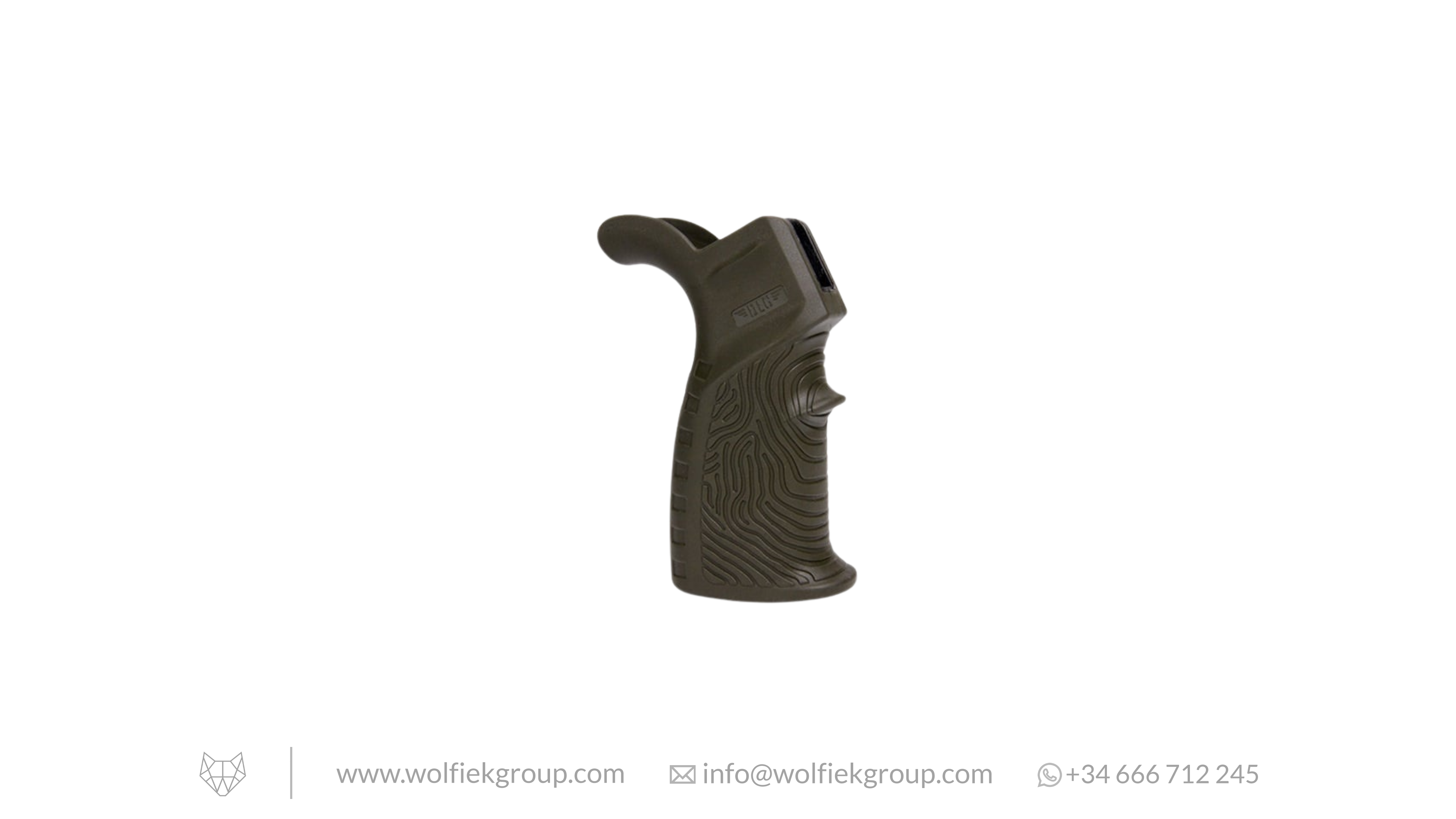DLG Tactical AR-15 Beavertail Rubberized Fingerprint Grip