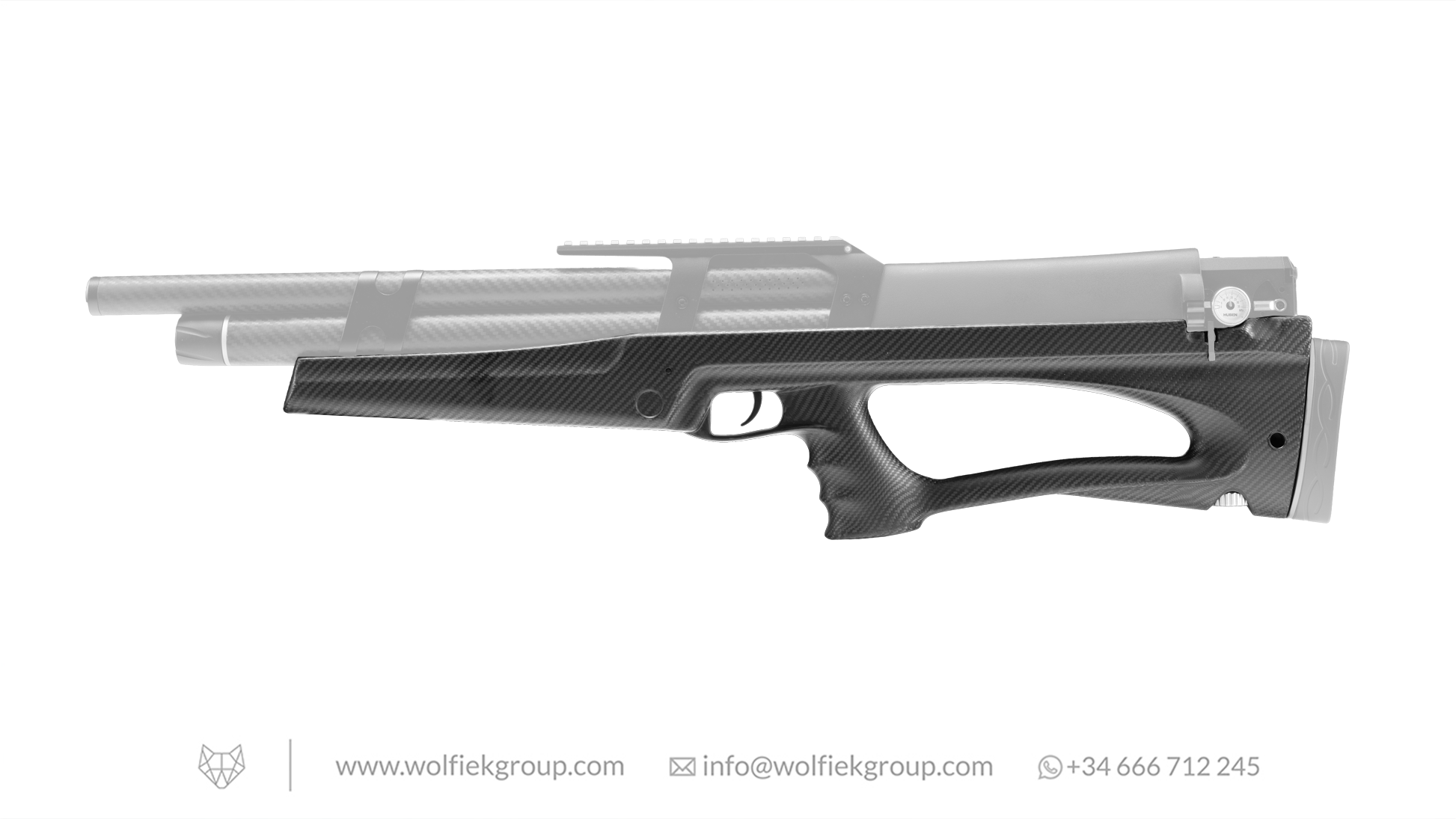 Wolfiek Carbon Fiber Stock for K1 Air Rifle