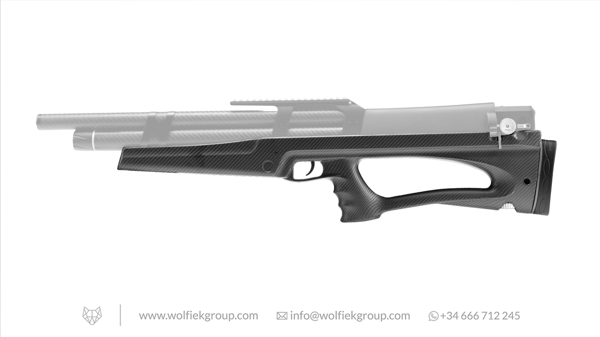 Wolfiek Carbon Fiber Stock for K1 Air Rifle