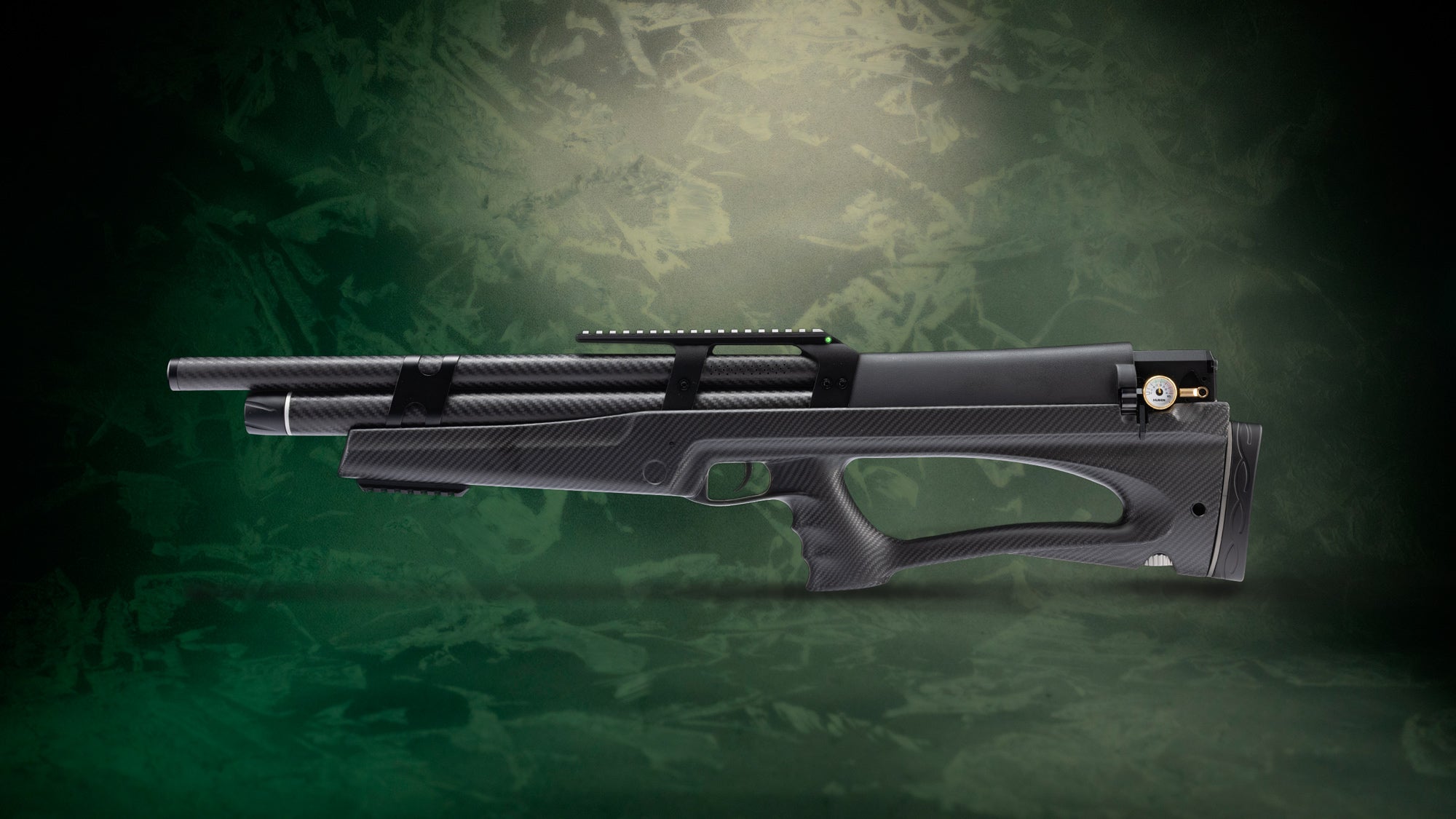 Wolfiek Huben K1 Lite Carbon Fiber Air Rifle - Cal .30 (7.62mm)