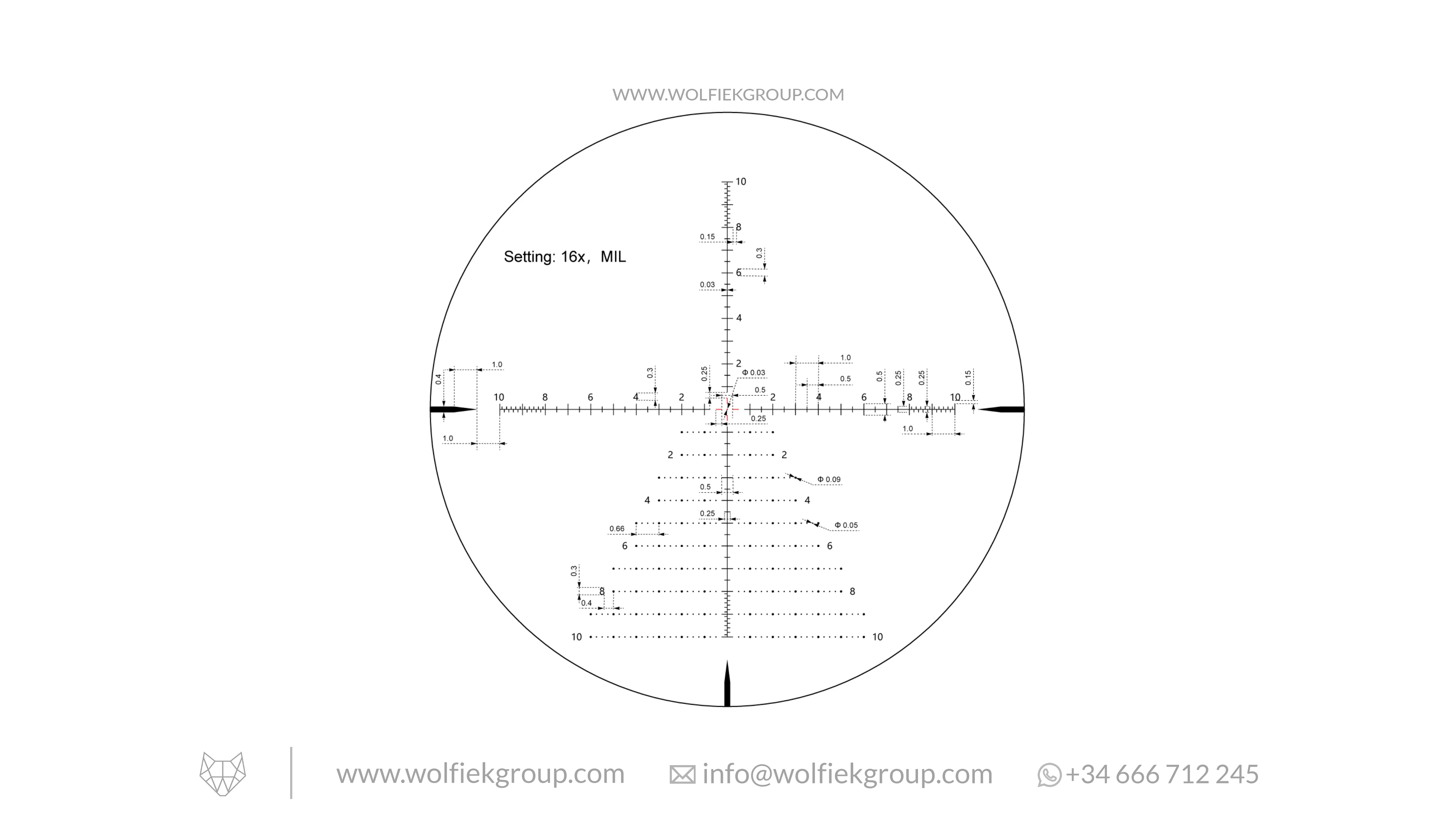 Vector Optics Taurus Riflescope - 4-32x56 ED SFP